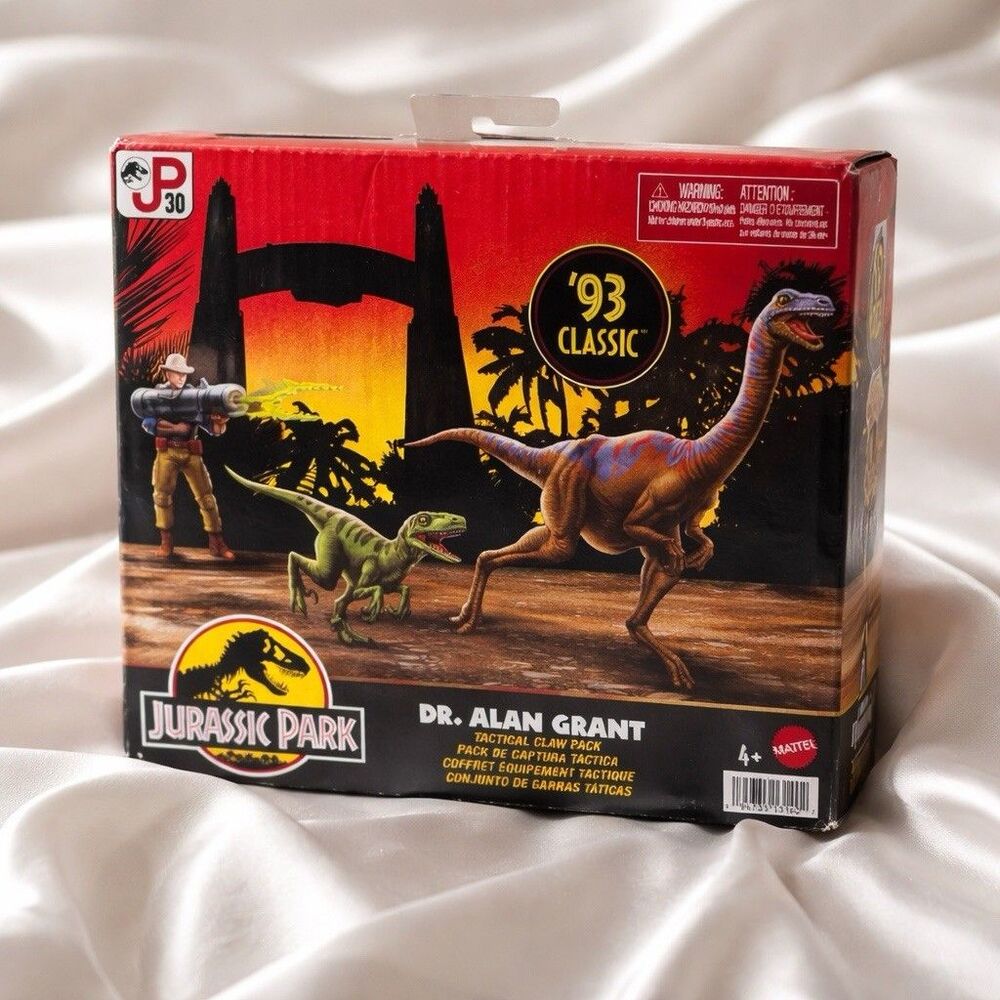 Jurassic Park 30th Anniversary '93 Classic Dr. Alan Grant Tactical Claw Pack